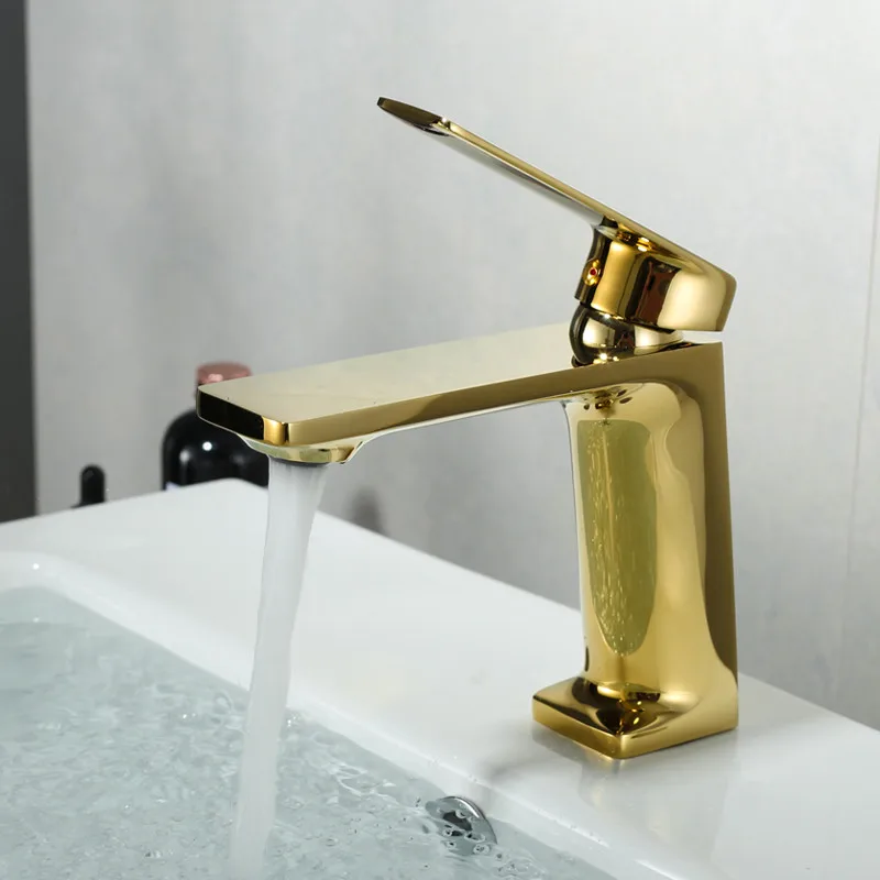 Bathroom Basin Faucets Solid Brass Sink Mixer Tap Hot & Cold Single Handle Deck Mounted Lavatory Crane Tap White/Gold/Black
Bathroom Basin Faucets Solid Brass Sink Mixer Tap Hot & Cold Single Handle Deck Mounted Lavatory Crane Tap White/Gold/Black