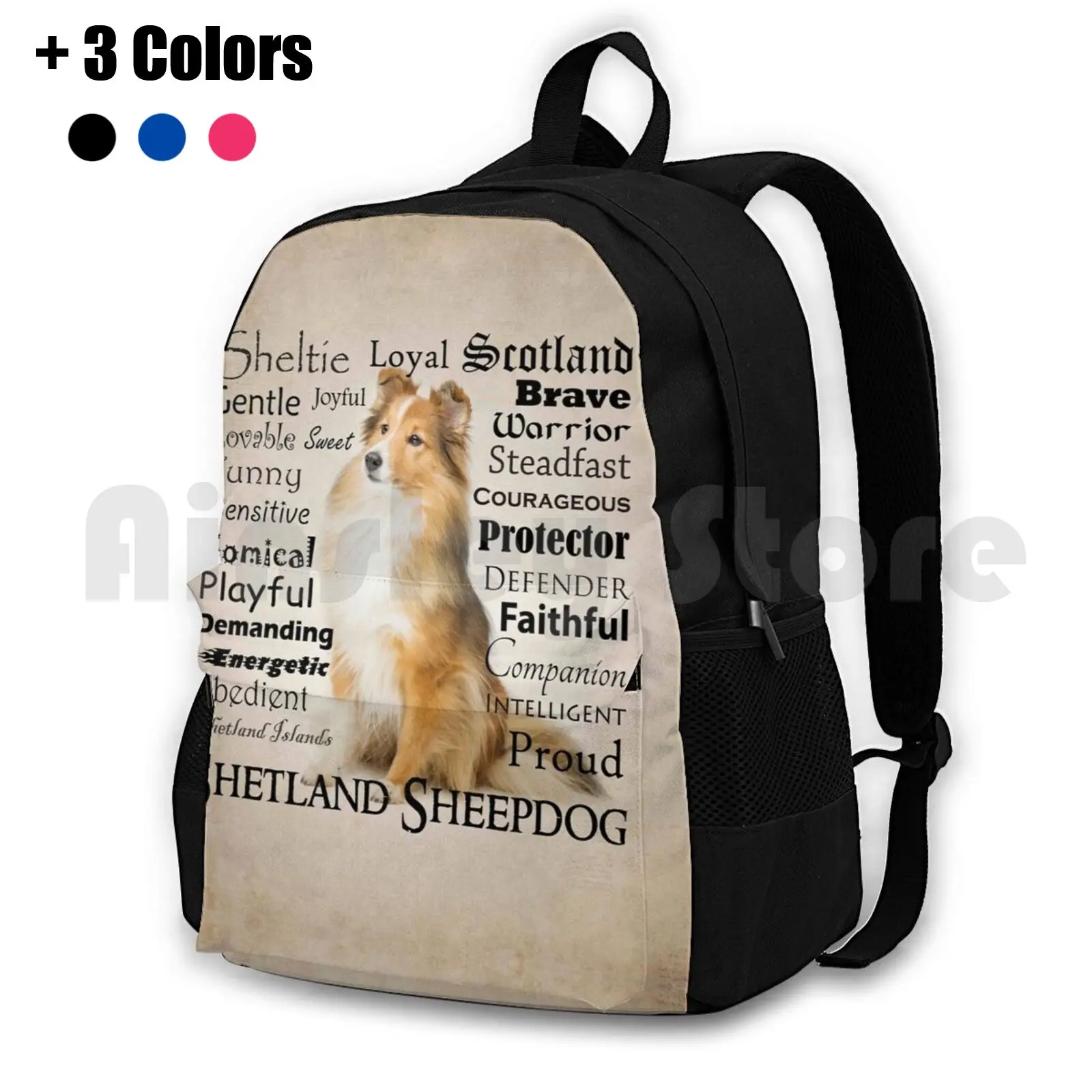 Sheltie Traits Outdoor Hiking Backpack Riding Climbing Sports Bag Shetland Sheepdog Sheltie Shelty Miniature Collie Dog Pet
Sheltie Traits Outdoor Hiking Backpack Riding Climbing Sports Bag Shetland Sheepdog Sheltie Shelty Miniature Collie Dog Pet