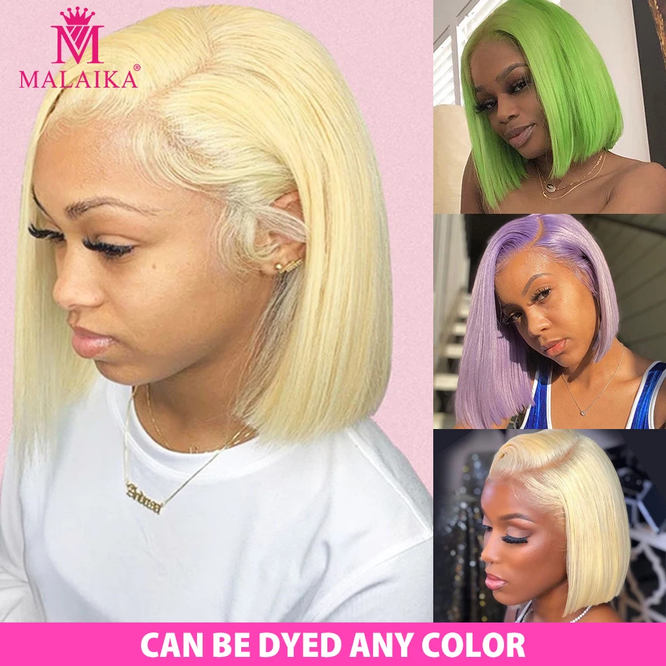 Malaika 613 Blonde 13x4 Lace Front Human Hair Wigs Straight Brazilian Short Bob Frontal Closure Wig Black Woman
Malaika 613 Blonde 13x4 Lace Front Human Hair Wigs Straight Brazilian Short Bob Frontal Closure Wig Black Woman
