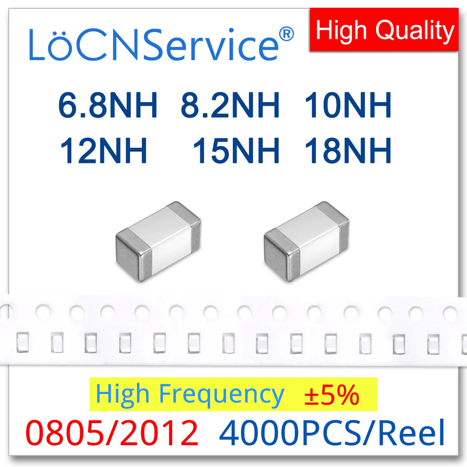 LoCNService 0805 2012 4000 шт 0.3% 2.7NH 3.3NH 3.9NH 4.7NH 5.6NH высокочастотный многослойный чип ферритовые индукторы высокого качества
LoCNService 0805 2012 4000 шт 0.3% 2.7NH 3.3NH 3.9NH 4.7NH 5.6NH высокочастотный многослойный чип ферритовые индукторы высокого качества