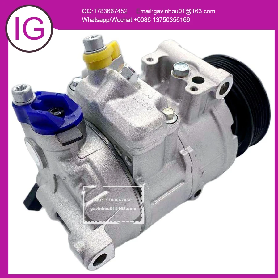 for 6SEU14C air conditioner compressor 447190-6670 8K0260805 8KD260805 4F0260805T 8K0260805E 8K0260805L for Audi A4 A6 Quattro
for 6SEU14C air conditioner compressor 447190-6670 8K0260805 8KD260805 4F0260805T 8K0260805E 8K0260805L for Audi A4 A6 Quattro