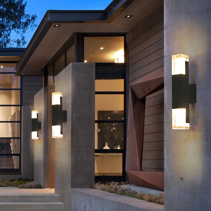 Outdoor Wall Lamp Modern Aluminum Aisle Waterproof Porch 110v 220v Garden Exterior Wall Lamp Courtyard Balcony Wall Lighting
Outdoor Wall Lamp Modern Aluminum Aisle Waterproof Porch 110v 220v Garden Exterior Wall Lamp Courtyard Balcony Wall Lighting