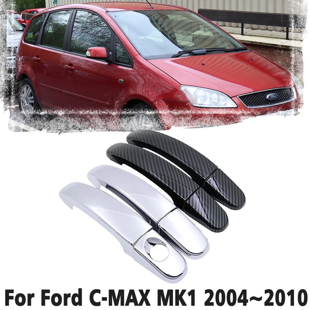 Black Carbon Fiber Car handle Or ABS Chrome Door Handles Cover for Ford C-MAX C MAX MK1 2004~2010 Car Accessories Cap 2005 2006
Black Carbon Fiber Car handle Or ABS Chrome Door Handles Cover for Ford C-MAX C MAX MK1 2004~2010 Car Accessories Cap 2005 2006