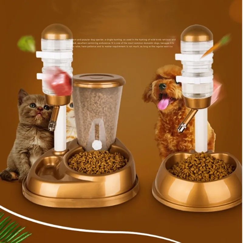2 In 1 Pet Cat Dog Automatic Feeder with Large Capacity Water Fountain Food Bowls Water Bottle Dispenser for Cats Water Bowl
2 In 1 Pet Cat Dog Automatic Feeder with Large Capacity Water Fountain Food Bowls Water Bottle Dispenser for Cats Water Bowl
