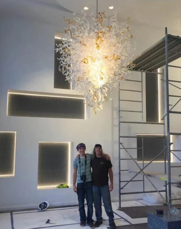 Luxury Hand Blown Glass Chandelier Living Room Lamp lustres de cristal indoor Lights Crystal Chandeliers
Luxury Hand Blown Glass Chandelier Living Room Lamp lustres de cristal indoor Lights Crystal Chandeliers