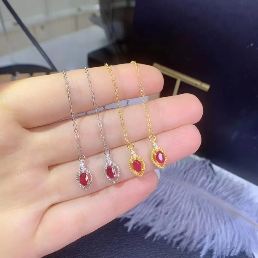 New natural ruby ear line 925 silver ladies earrings personality fashion trend style
New natural ruby ear line 925 silver ladies earrings personality fashion trend style