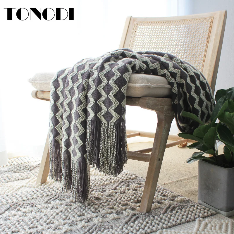 TONGDI Boho Soft Warm Fashionable Wave Lace Fringed Knitting Wool Blanket Luxury Pretty Decor For Girl Summer Handmade Sleeping
TONGDI Boho Soft Warm Fashionable Wave Lace Fringed Knitting Wool Blanket Luxury Pretty Decor For Girl Summer Handmade Sleeping