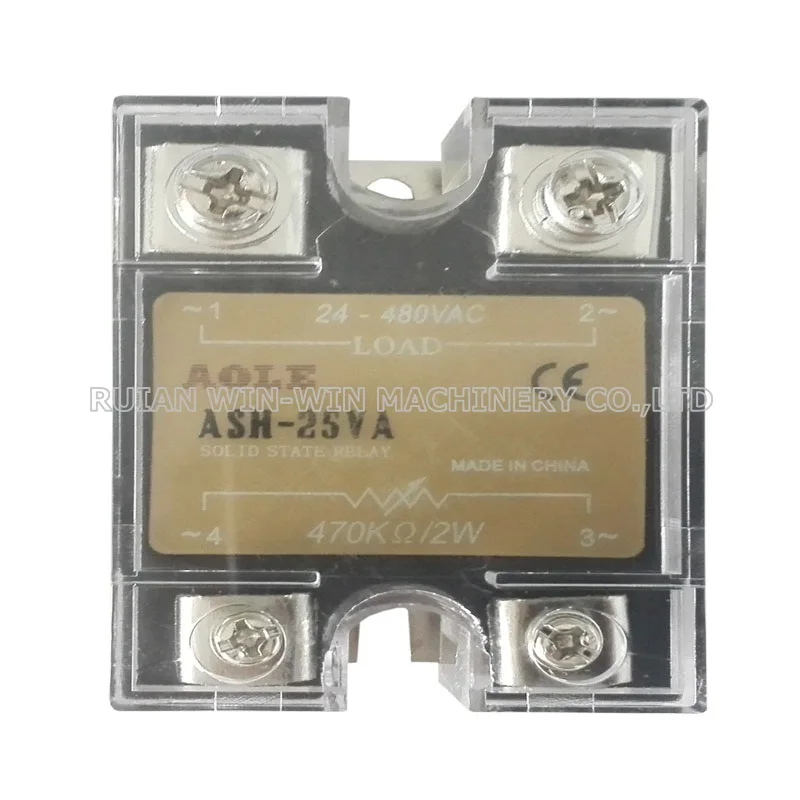 ASH-25VDA ASH 25VDA industrial solid state relay for film blowing machine bag making machine
ASH-25VDA ASH 25VDA industrial solid state relay for film blowing machine bag making machine
