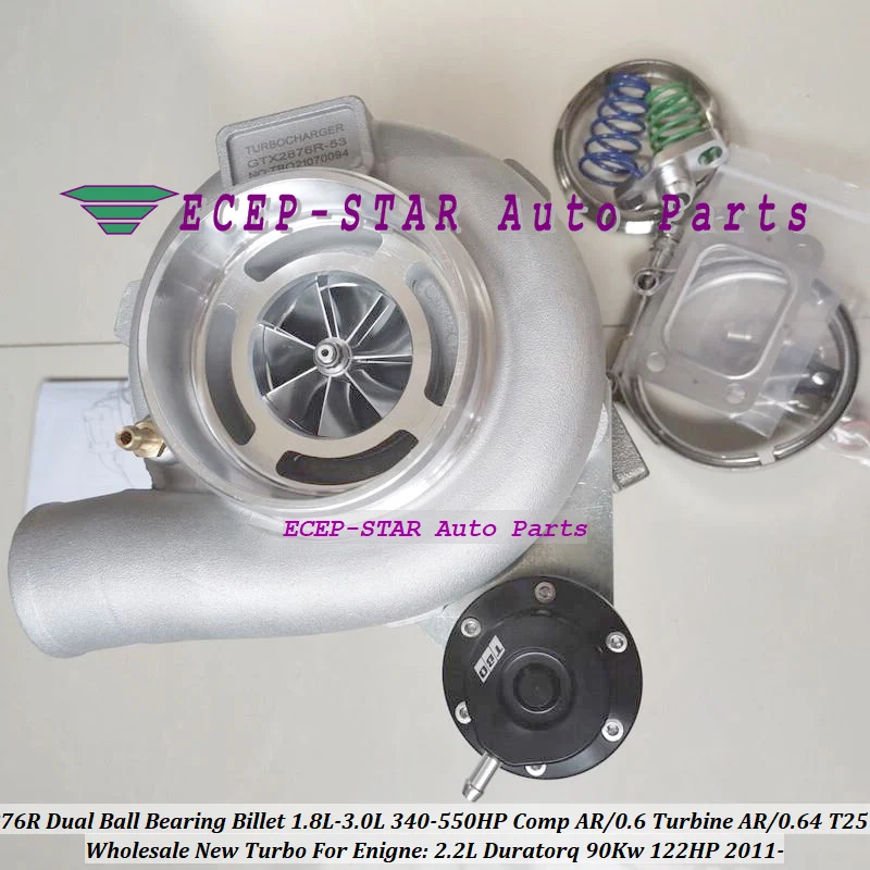 Заготовка с двумя шарикоподшипниками, кованое GTX2876R GT2876R Comp AR 0,6 Турбина 0,64 T25 76 мм V-диапазон 1,8 л-3,0 л 340-550 л гоночный турбо
Заготовка с двумя шарикоподшипниками, кованое GTX2876R GT2876R Comp AR 0,6 Турбина 0,64 T25 76 мм V-диапазон 1,8 л-3,0 л 340-550 л гоночный турбо