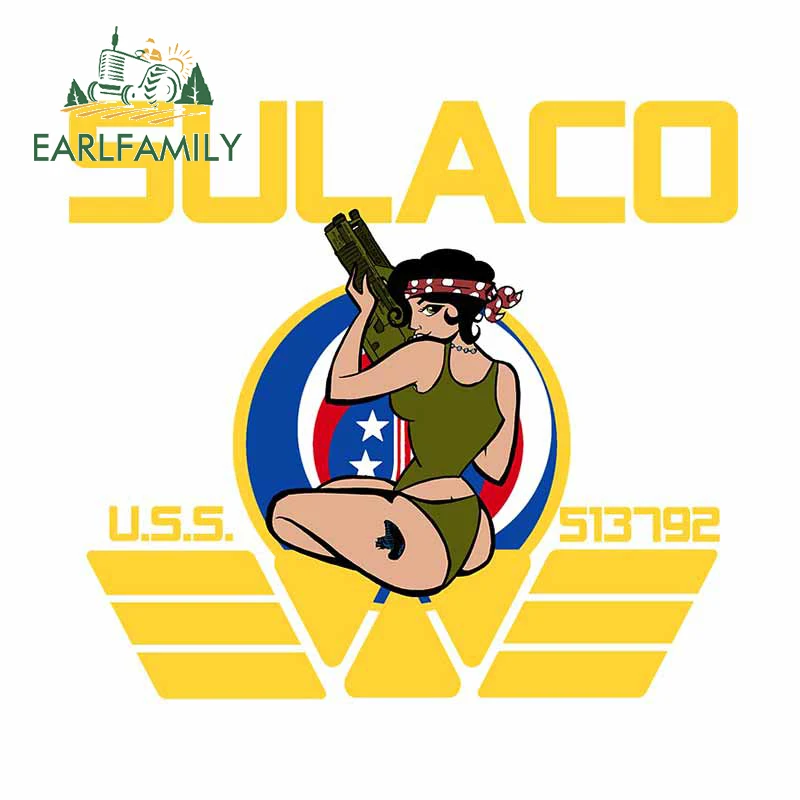 EARLFAMILY 13 см x 12 см для Sulaco, автомобильные наклейки, водонепроницаемые, индивидуальные, мотоциклетный шлем, чемодан, мотоциклетная наклейка для транспортного средства
EARLFAMILY 13 см x 12 см для Sulaco, автомобильные наклейки, водонепроницаемые, индивидуальные, мотоциклетный шлем, чемодан, мотоциклетная наклейка для транспортного средства