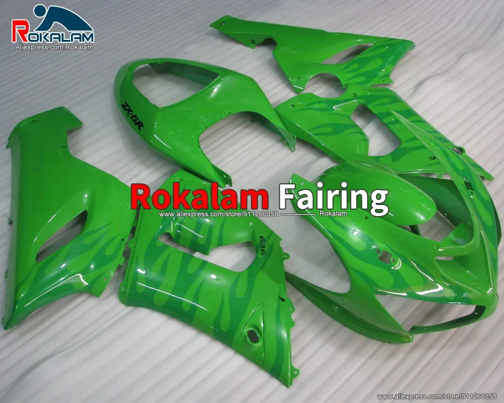 Комплект обтекателей для Kawasaki Ninja ZX6R 636 2005 Φ 05 06, зеленые велосипедные коврики Autorbike (литьё под давлением)
Комплект обтекателей для Kawasaki Ninja ZX6R 636 2005 Φ 05 06, зеленые велосипедные коврики Autorbike (литьё под давлением)