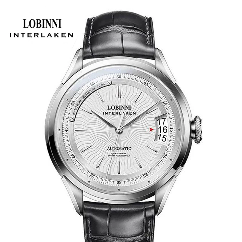 LOBINNI Business Male High Quality Wristwatch Sapphire 50M Waterproof Watch Power Reserve 80HourAutomatic Mechanical Watches
LOBINNI Business Male High Quality Wristwatch Sapphire 50M Waterproof Watch Power Reserve 80HourAutomatic Mechanical Watches