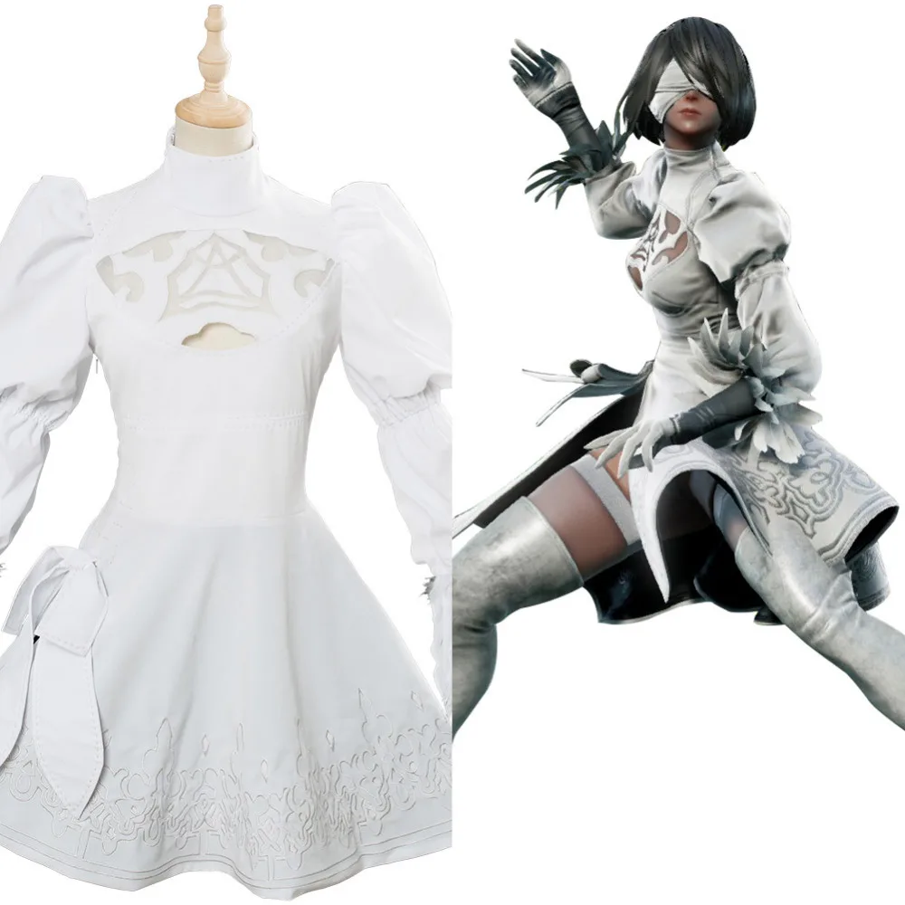 Soul 2B Cosplay Calibur VI Costume Uniform White Dress Halloween Carnival Costume For Girls Women
Soul 2B Cosplay Calibur VI Costume Uniform White Dress Halloween Carnival Costume For Girls Women