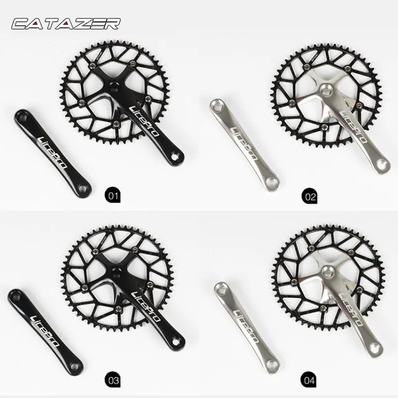 Односкоростной Кривошип + 50T-58T Chainring 170 мм Кривошип 130 BCD набор кривошипов для дорожного горного велосипеда складной велосипед фиксированная шестерня
Односкоростной Кривошип + 50T-58T Chainring 170 мм Кривошип 130 BCD набор кривошипов для дорожного горного велосипеда складной велосипед фиксированная шестерня