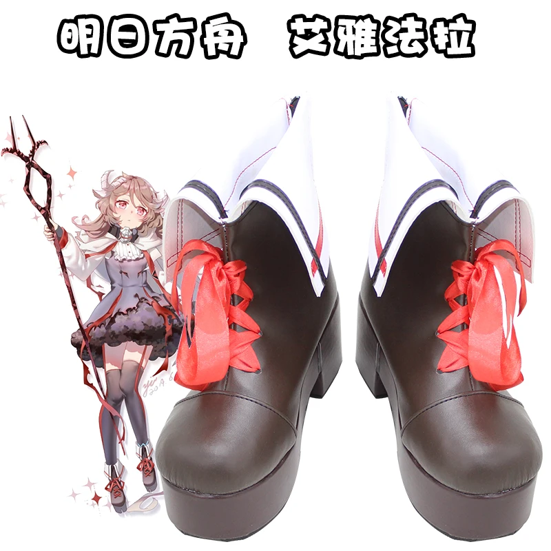 Game Arknights Eyjafjalla Brown Shoes Cosplay Long Boots Leather Custom Made For Party Christmas Halloween Accessories
Game Arknights Eyjafjalla Brown Shoes Cosplay Long Boots Leather Custom Made For Party Christmas Halloween Accessories