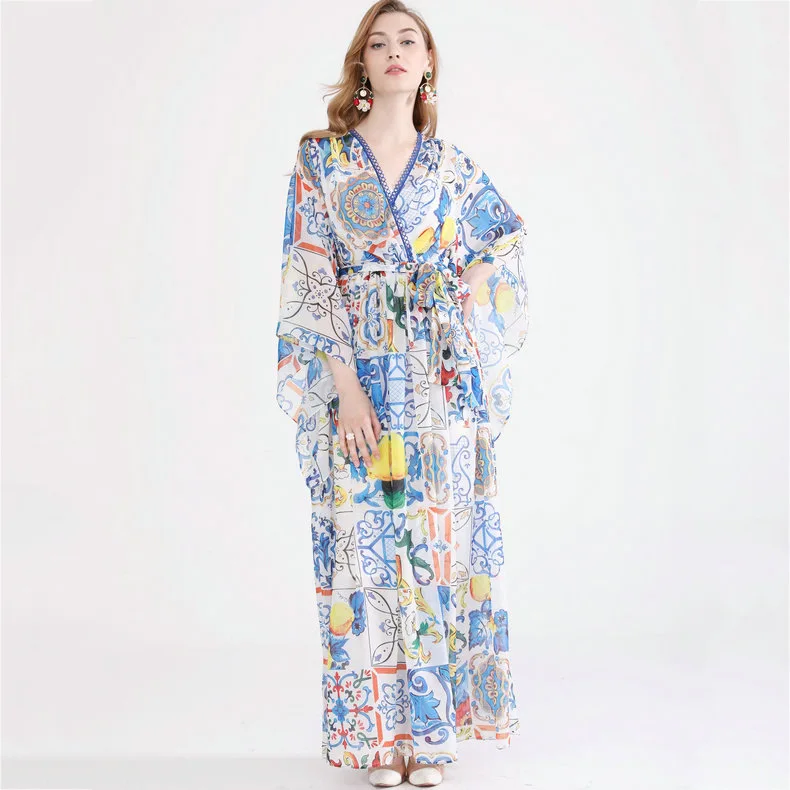 white chiffon print blue retro floral v neck dress women robe 20 summer long casual beach sexy loose dresses plus size fairy
white chiffon print blue retro floral v neck dress women robe 20 summer long casual beach sexy loose dresses plus size fairy