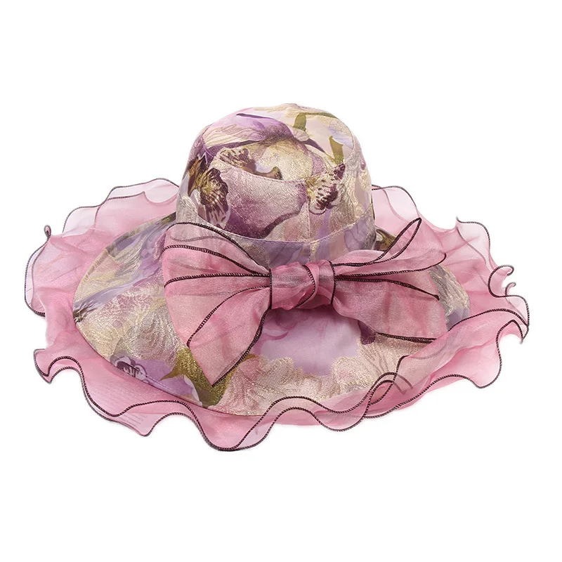 Mingli Tengda Wide Brim Hat Gauze Bow Wedding Accessories Hat Outdoors Foldable Colorful Bow Tie Big Bridal Hat Sombrero Boda
Mingli Tengda Wide Brim Hat Gauze Bow Wedding Accessories Hat Outdoors Foldable Colorful Bow Tie Big Bridal Hat Sombrero Boda