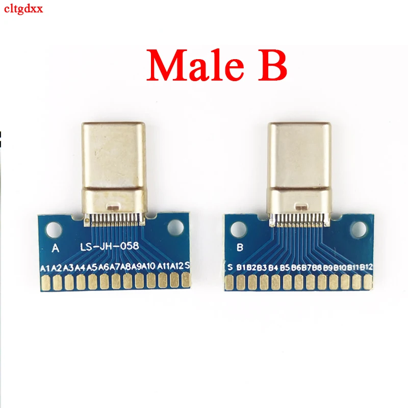 Cltgxdd USB 3.1 Type C Connector 24+2P Female Plug Male Plug Receptacle Adapter To Solder Wire & amp Cable 24P+2P PCB Board
Cltgxdd USB 3.1 Type C Connector 24+2P Female Plug Male Plug Receptacle Adapter To Solder Wire & amp Cable 24P+2P PCB Board