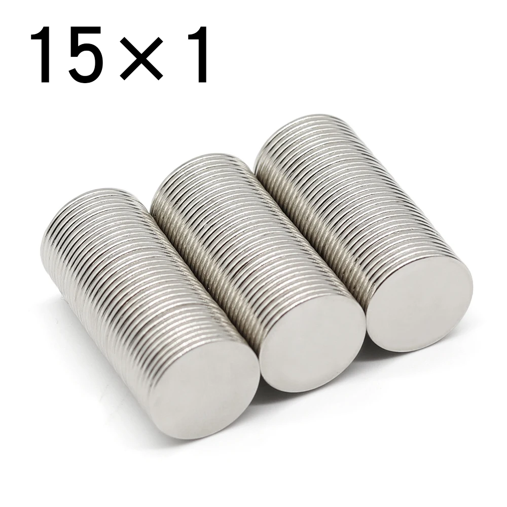 10/20/50/100 Pcs 15x1 Round NdFeB Neodymium Magnet N35 Super Powerful Small imanes Permanent Magnetic Disc 15*1
10/20/50/100 Pcs 15x1 Round NdFeB Neodymium Magnet N35 Super Powerful Small imanes Permanent Magnetic Disc 15*1