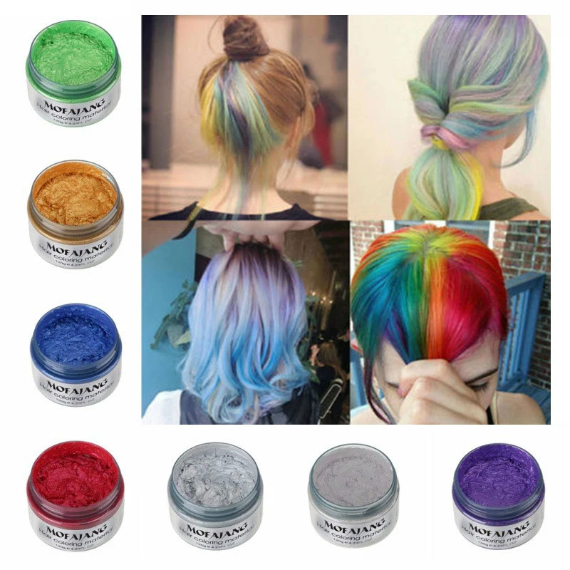 MOFAJANG 120g Hair Color Promades Wax Silver Ash Grey Strong Hold Temporary Hair Dye Gel Mud Easy Wash Hair Coloring Styling Wax
MOFAJANG 120g Hair Color Promades Wax Silver Ash Grey Strong Hold Temporary Hair Dye Gel Mud Easy Wash Hair Coloring Styling Wax