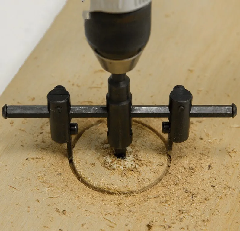 30mm-300mm adjustable woodworking drill model hole cutter saw woodworking can opener alloy milling cutter combination tool
30mm-300mm adjustable woodworking drill model hole cutter saw woodworking can opener alloy milling cutter combination tool