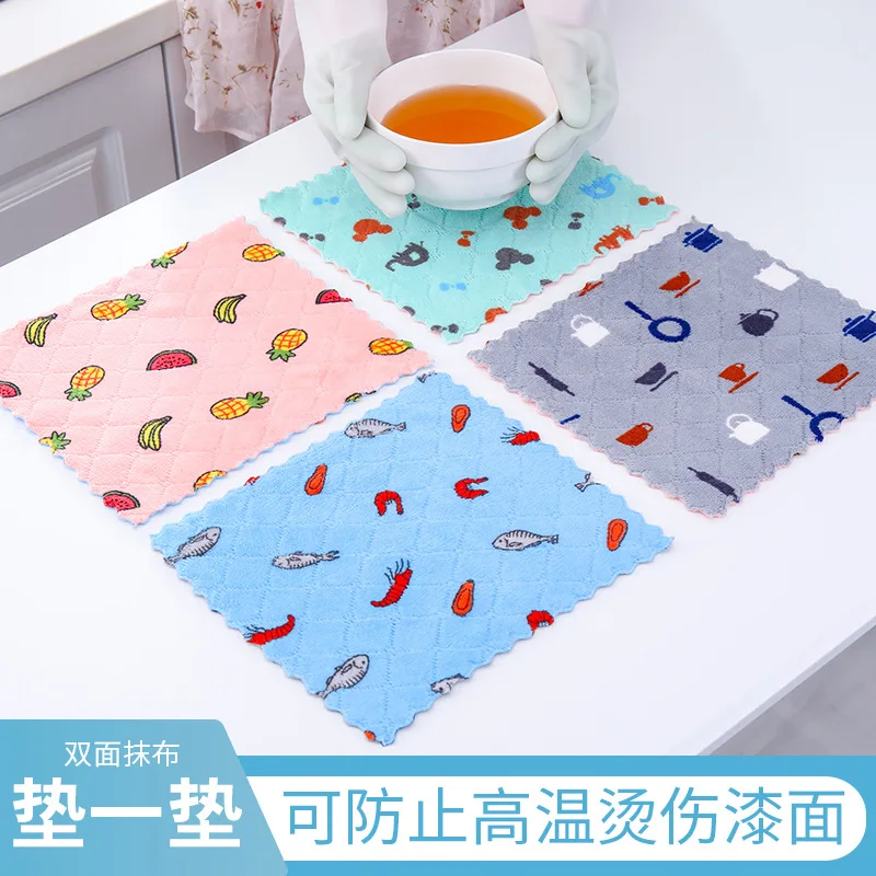 1/5pcs Rag Cleaning Cloth For Washing Dishs Kitchen Supplies Kitchen Double Side Absorbent Dishcloth Special Soft Kitchen Tool
1/5pcs Rag Cleaning Cloth For Washing Dishs Kitchen Supplies Kitchen Double Side Absorbent Dishcloth Special Soft Kitchen Tool