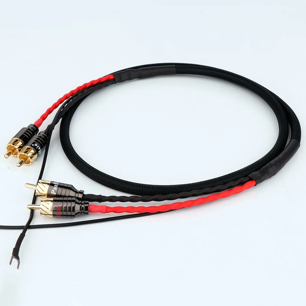 New Hi End Audio RCA Cable of Independent Shielded Signal Line Of LP Vinyl Record Player Amplifier Chassis Gold Plated Connector
New Hi End Audio RCA Cable of Independent Shielded Signal Line Of LP Vinyl Record Player Amplifier Chassis Gold Plated Connector