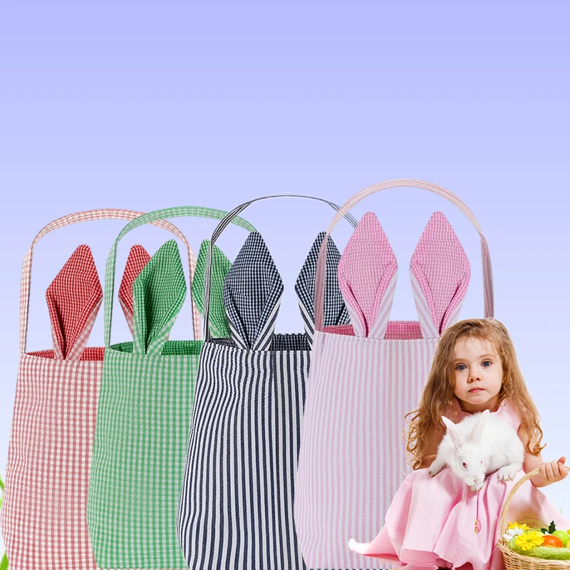 10pcs Wholesale Easter Bunny Bucket Popular Easter Gift for Family Seersucker Easter Bag Indoor Outdoor Home Decor Easter Party
10pcs Wholesale Easter Bunny Bucket Popular Easter Gift for Family Seersucker Easter Bag Indoor Outdoor Home Decor Easter Party