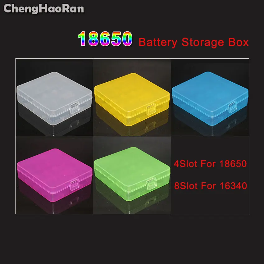 ChengHaoRan 4 Slot 18650 Battery Case Plastic Transparent Hard Blue Black Green Battery Case Holder Storage Box 4x 18650 16340
ChengHaoRan 4 Slot 18650 Battery Case Plastic Transparent Hard Blue Black Green Battery Case Holder Storage Box 4x 18650 16340