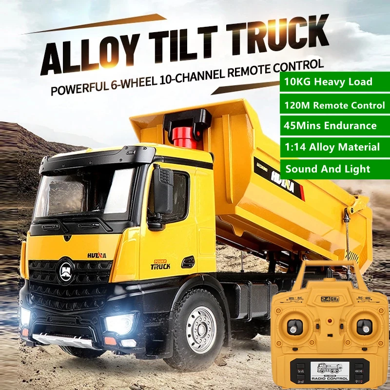1:14 Big Size Remote Control Truck 10KG Load 45Mins Flight Time 120M Alloy Bucket 10CH Simulated Sound And Light Electric RC Toy
1:14 Big Size Remote Control Truck 10KG Load 45Mins Flight Time 120M Alloy Bucket 10CH Simulated Sound And Light Electric RC Toy