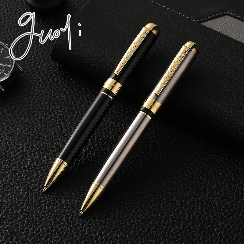 Шариковая ручка Guoyi A39 424 G2, роскошная металлическая ручка для подписи с логотипом на заказ
Шариковая ручка Guoyi A39 424 G2, роскошная металлическая ручка для подписи с логотипом на заказ