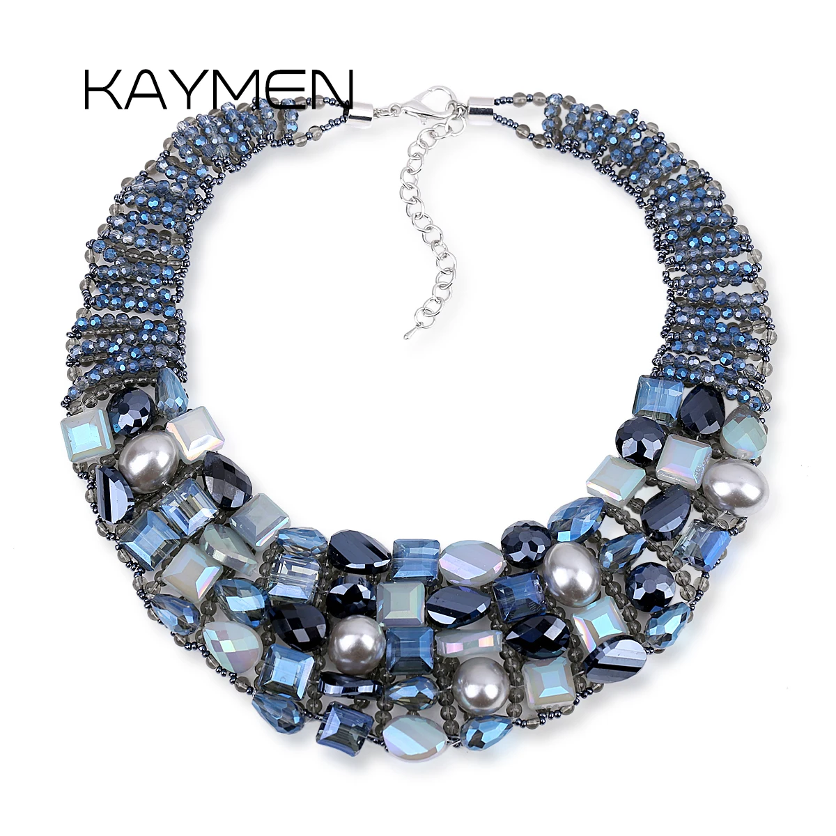 KAYMEN New Bohemian choker Necklace For Women Girls, Handmade Crystals Weaving Statement Necklace Wedding Party Jewelry NK-01656
KAYMEN New Bohemian choker Necklace For Women Girls, Handmade Crystals Weaving Statement Necklace Wedding Party Jewelry NK-01656