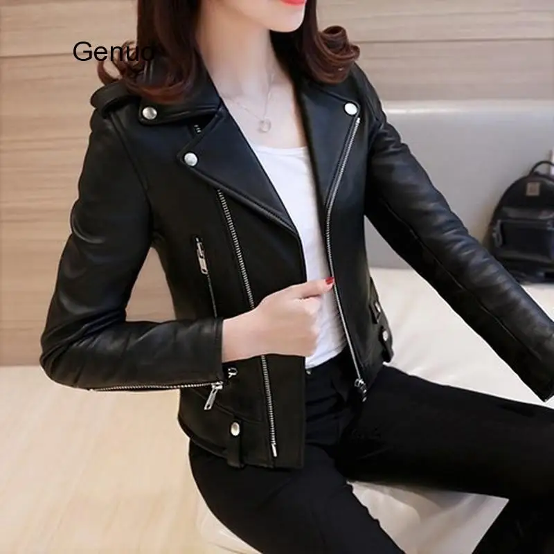 Jacket Women's Parka New Ladies PU Leather Short Slim Jacket Coat Motorcycle Jacket Leather Jacket Women Military Jacket Winter
Jacket Women's Parka New Ladies PU Leather Short Slim Jacket Coat Motorcycle Jacket Leather Jacket Women Military Jacket Winter