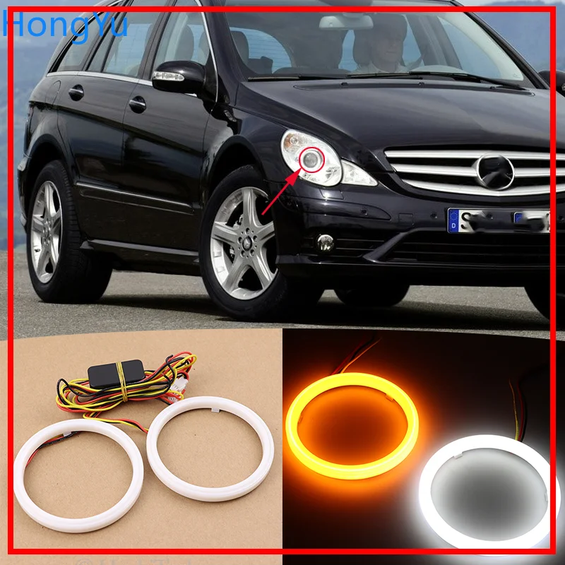 Для Mercedes Benz W251 R320 R350 R500 R63 2006-2010 Хлопковый светодиодный двухцветный ангельский глаз белый янтарный указатель поворота
Для Mercedes Benz W251 R320 R350 R500 R63 2006-2010 Хлопковый светодиодный двухцветный ангельский глаз белый янтарный указатель поворота