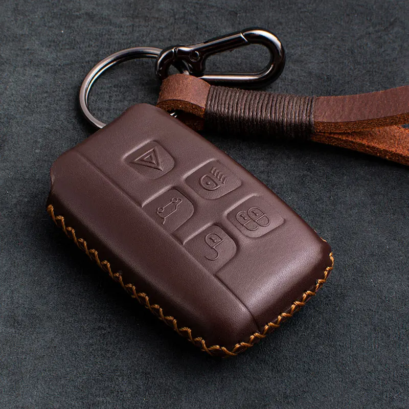 1 PCS Genuine Leather Car Remote Key Cover Key Case For Land Rover Range Rover Evoque Discovery Sport 5 2018 2019 2020
1 PCS Genuine Leather Car Remote Key Cover Key Case For Land Rover Range Rover Evoque Discovery Sport 5 2018 2019 2020