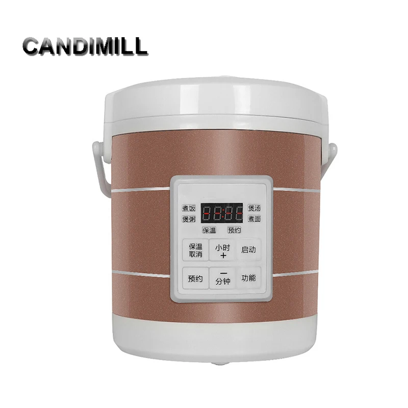 CANDIMILL 12V 24V Mini Rice Cooker Car Truck Small Soup Porridge Cooking Machine Electric Heating Lunch Box
CANDIMILL 12V 24V Mini Rice Cooker Car Truck Small Soup Porridge Cooking Machine Electric Heating Lunch Box