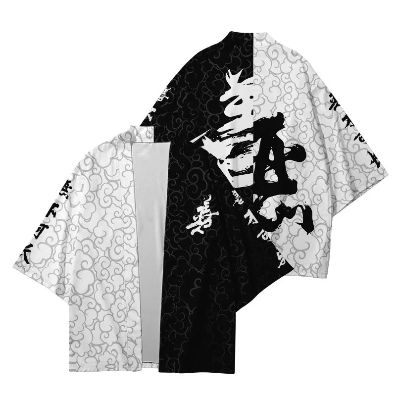 Men women Kimono Cardigan Chinese Style GOOD and EVIL 3D Printing Kimono Haori Mens Fashion Summer Cool Kimono Short Sleeve
Men women Kimono Cardigan Chinese Style GOOD and EVIL 3D Printing Kimono Haori Mens Fashion Summer Cool Kimono Short Sleeve