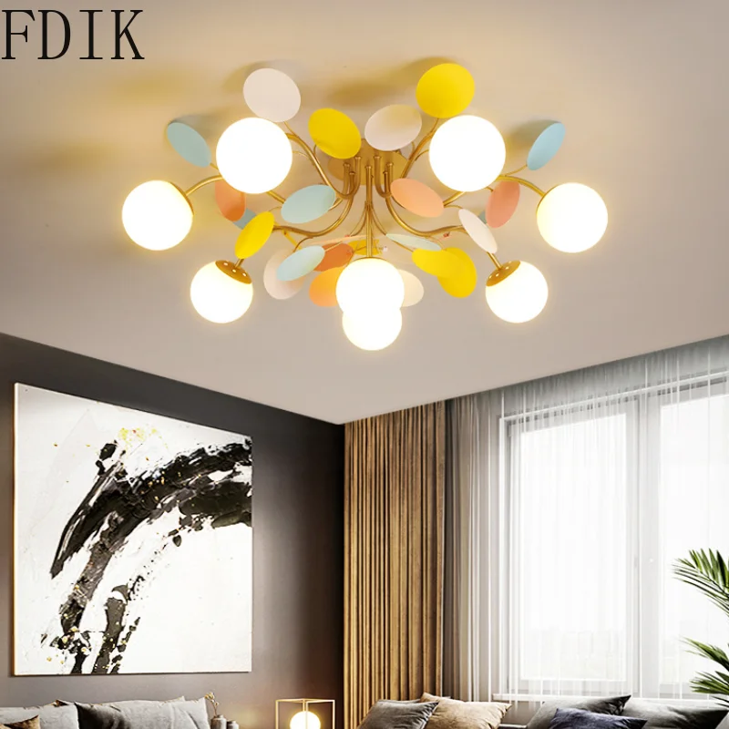 Nordic Ins Ceiling Lamp LED Macaron Children's Room Girl Princess Bedroom Llighting Home Decoration Loft Luminaire Light Fixture
Nordic Ins Ceiling Lamp LED Macaron Children's Room Girl Princess Bedroom Llighting Home Decoration Loft Luminaire Light Fixture