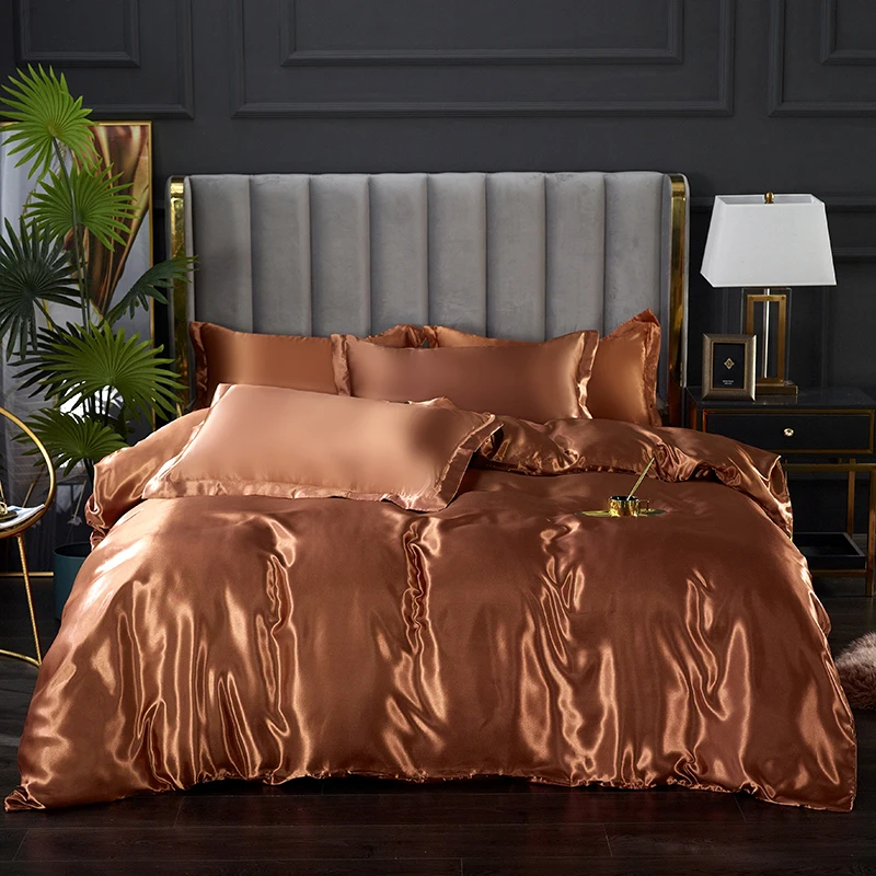 Rayon Satin Bedding Set, Duvet Cover Set, Single, Double, Queen Size, Quilt Cover, No Filler, Luxury
Rayon Satin Bedding Set, Duvet Cover Set, Single, Double, Queen Size, Quilt Cover, No Filler, Luxury