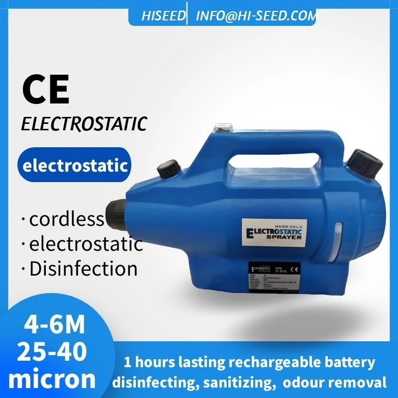 1hours lasting Sprayer Electrostaic Electric Disinfecting Ulv Battery Cold Fogger Cordless Operated Fog Machine Portable
1hours lasting Sprayer Electrostaic Electric Disinfecting Ulv Battery Cold Fogger Cordless Operated Fog Machine Portable