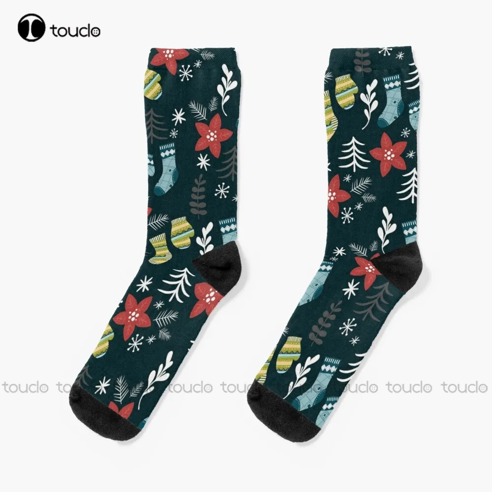 Christmas Socks Holiday Knitted Socks Black Socks For Men Personalized Custom Unisex Adult Teen Youth Socks 360° Digital Print
Christmas Socks Holiday Knitted Socks Black Socks For Men Personalized Custom Unisex Adult Teen Youth Socks 360° Digital Print