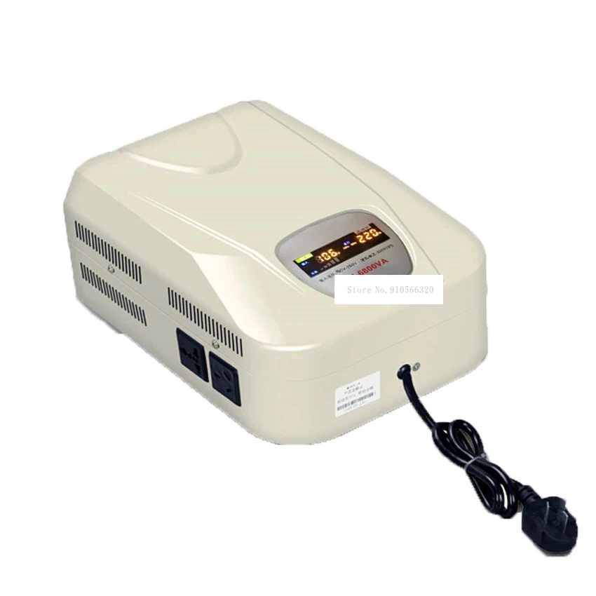 TM-6800VA Mini AC Regulated Power Supply Household AC Voltage Stabilizer Super Low Pressure Automatic Single-Phase Regulator
TM-6800VA Mini AC Regulated Power Supply Household AC Voltage Stabilizer Super Low Pressure Automatic Single-Phase Regulator