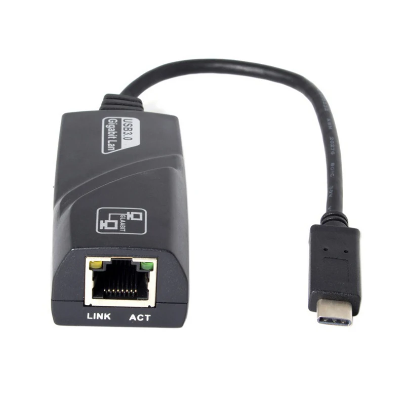 USB 3.1 type C Thunderbolt 3 to 1Gb/s Gigabit Ethernet LAN Network Adapter USB-C to RJ45 100/1000Mbps
USB 3.1 type C Thunderbolt 3 to 1Gb/s Gigabit Ethernet LAN Network Adapter USB-C to RJ45 100/1000Mbps