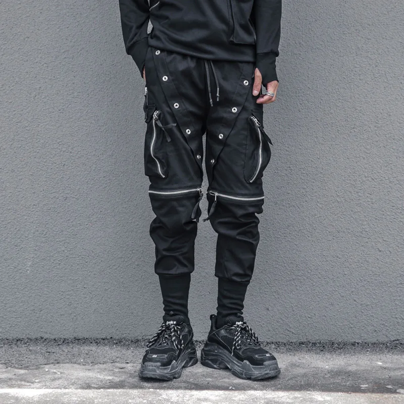 System function of the male pants overalls zipper knee, detachable feet pants pants of the high street
System function of the male pants overalls zipper knee, detachable feet pants pants of the high street