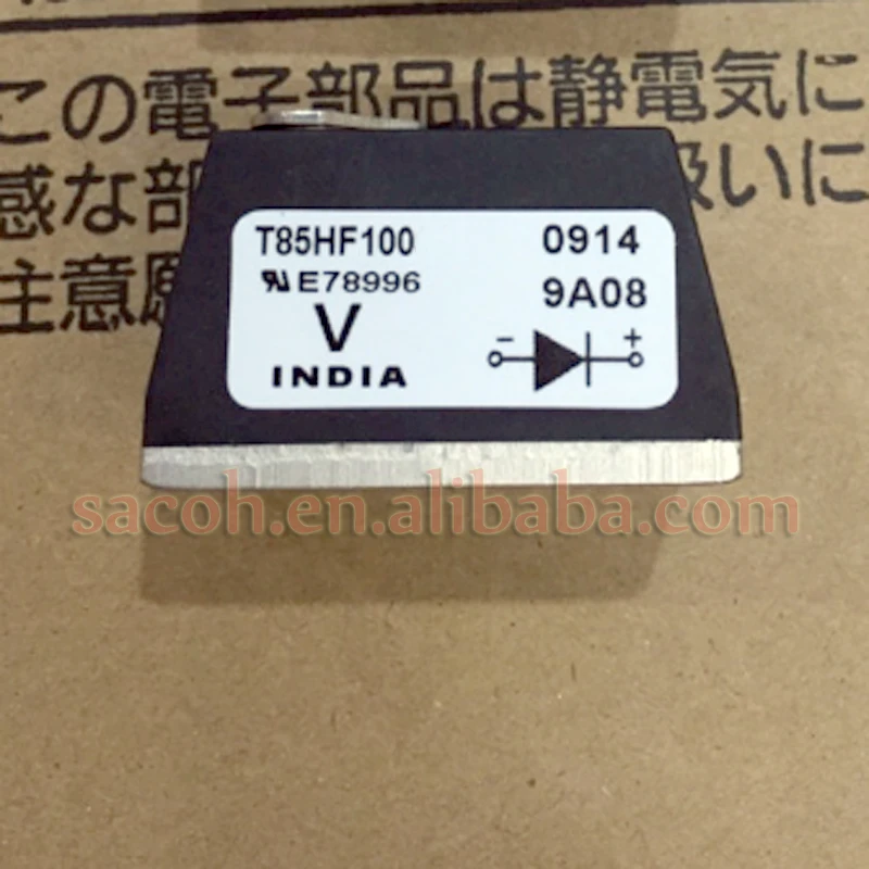 1PCS/lot New OriginaI T85HF100 or T85HF120 or T85HF80 D-55 85A 1000V Power Rectifier Diode
1PCS/lot New OriginaI T85HF100 or T85HF120 or T85HF80 D-55 85A 1000V Power Rectifier Diode