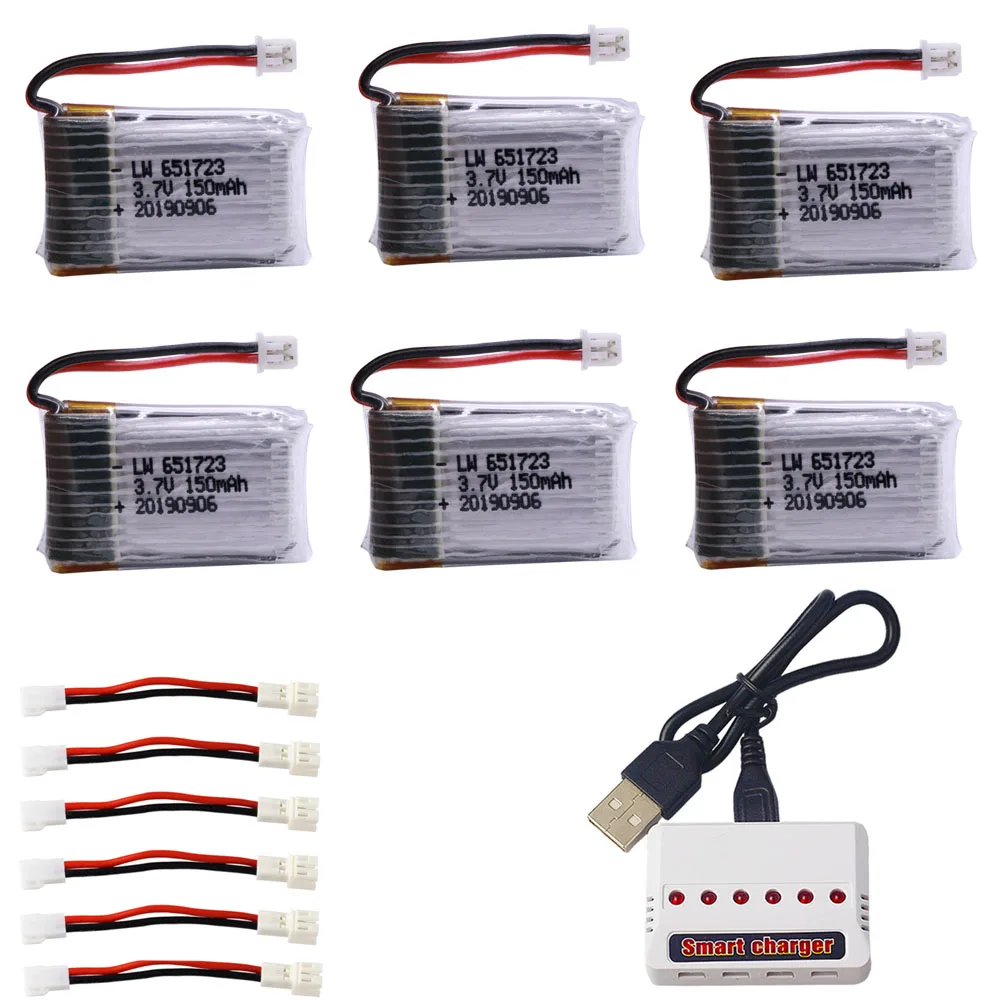 3,7 В 150 мАч Lipo аккумулятор и (6ni1) зарядное устройство для H20 Syma S8 M67 U839 RC Quadcopter Запчасти RC Drone аксессуары
3,7 В 150 мАч Lipo аккумулятор и (6ni1) зарядное устройство для H20 Syma S8 M67 U839 RC Quadcopter Запчасти RC Drone аксессуары