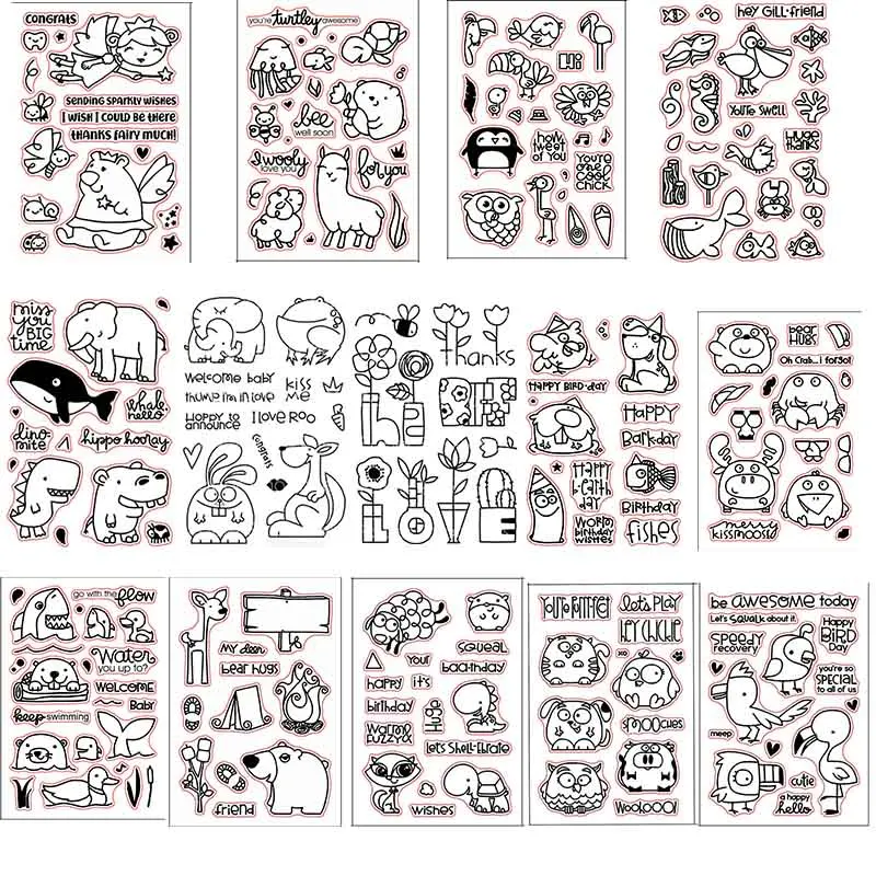 4x6inch Cute Animals Transparent Silicone Clear Stamp for Scrapbooking Diy Craft Decoration Soft Stamp Photo Album
4x6inch Cute Animals Transparent Silicone Clear Stamp for Scrapbooking Diy Craft Decoration Soft Stamp Photo Album