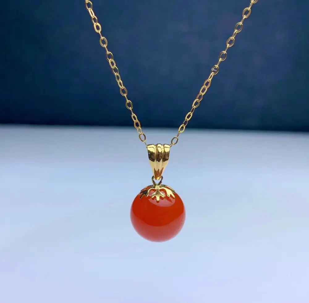 shilovem 18K yellow Gold Natural south Red agate pendants no necklace fine Jewelry classic gift plant gift new mymz10-10.5927nh
shilovem 18K yellow Gold Natural south Red agate pendants no necklace fine Jewelry classic gift plant gift new mymz10-10.5927nh