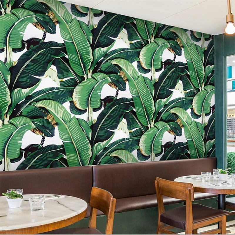 Beibehang Custom Photo Wallpaper Retro Tropical Rainforest Green Banana Leaf Mural Dining Room Living Room Bedroom Art wallpaper
Beibehang Custom Photo Wallpaper Retro Tropical Rainforest Green Banana Leaf Mural Dining Room Living Room Bedroom Art wallpaper