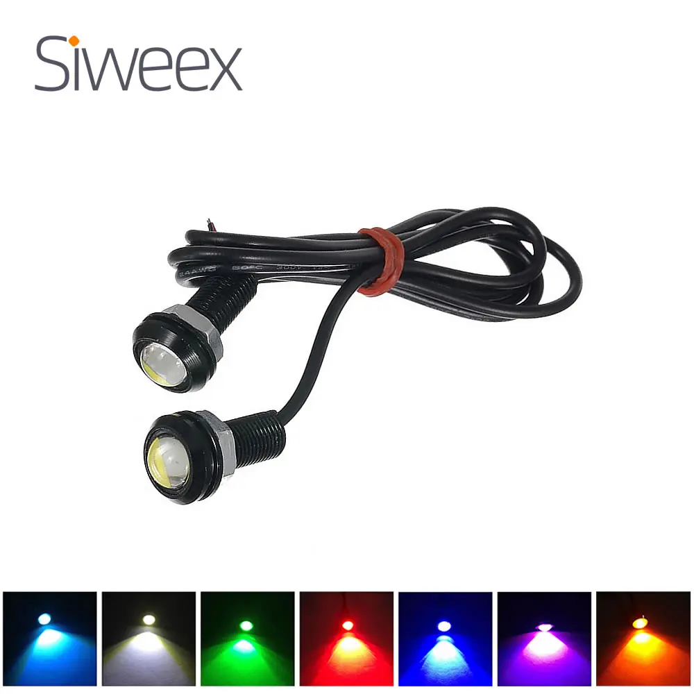 100x 18MM Car Led Eagle Eye Turn Signal Lamp Parking Backup Daytime Running Lights 12V DC Auto License Plate Tail Bulbs 7-Colors
100x 18MM Car Led Eagle Eye Turn Signal Lamp Parking Backup Daytime Running Lights 12V DC Auto License Plate Tail Bulbs 7-Colors